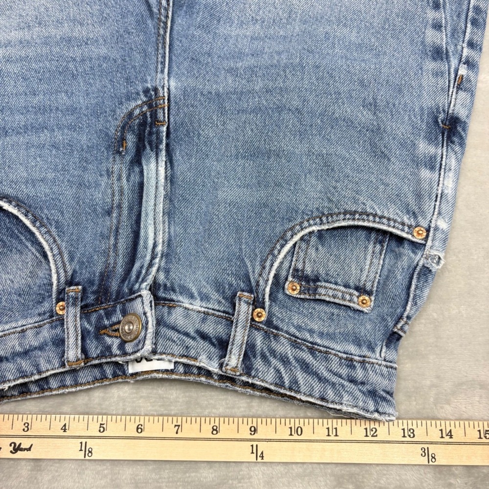BDG Jeans Women 25 Fit 25x30.5 Logan Barrel Leg Cinch Back High Rise Distressed - Picture 4 of 16